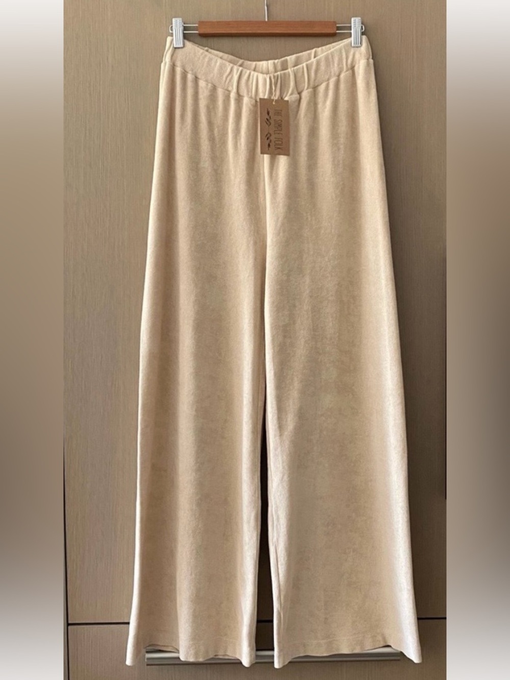 The Wide Leg Terry Trousers